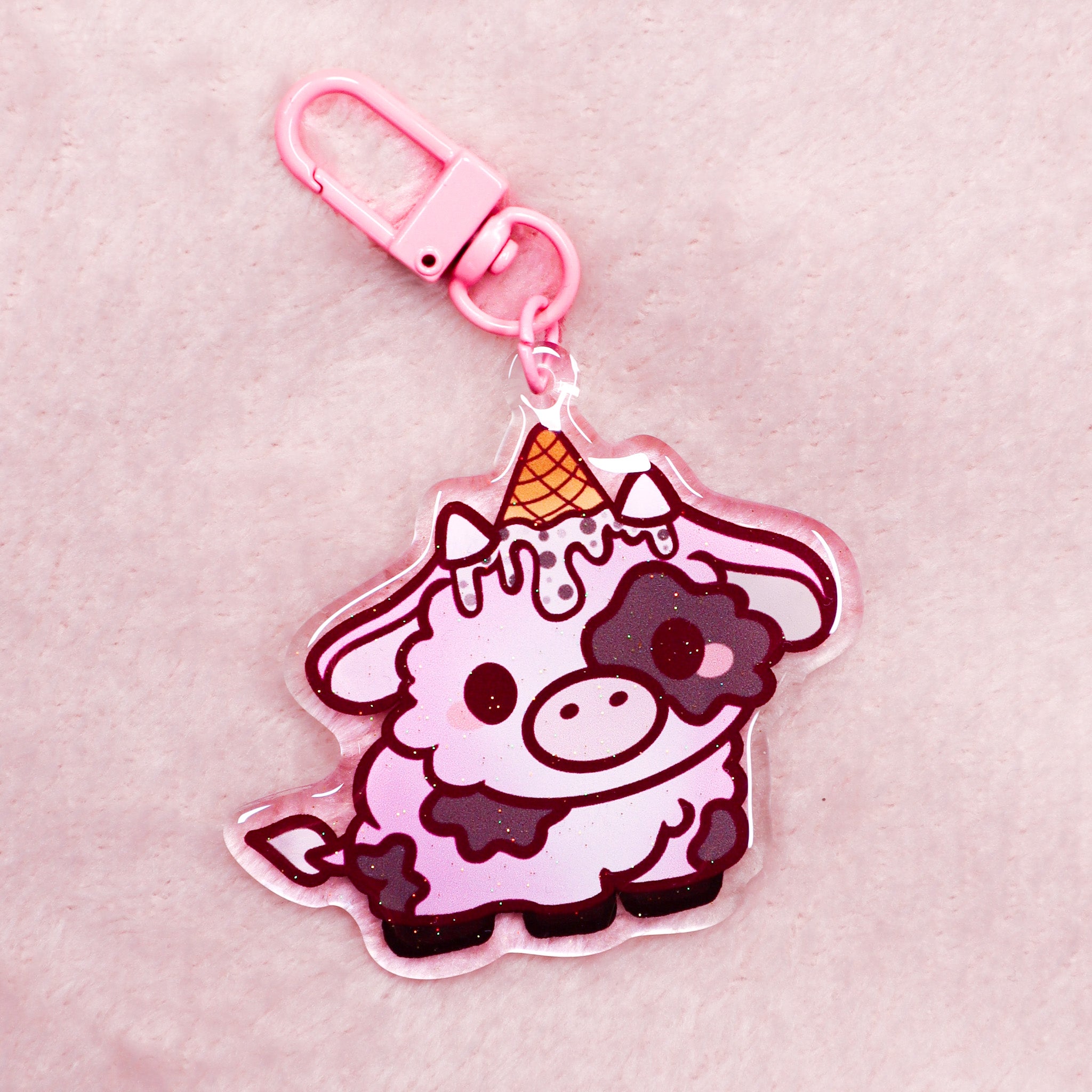 Ice Cream Cow 🍦 Mini Moo keychain – Bluubsies