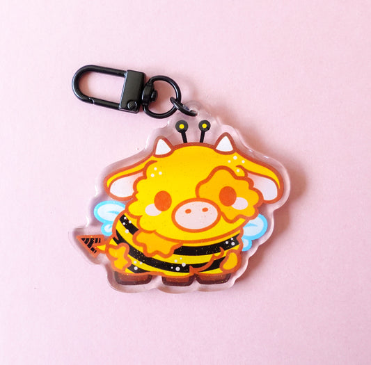 Bee Cow ✨ Mini Moo keychain
