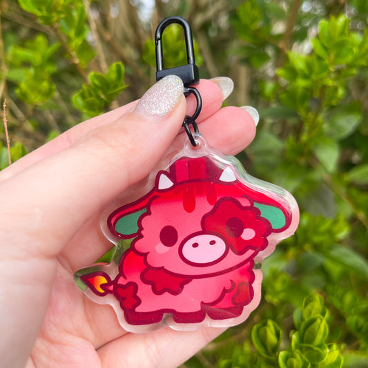 Tabascow 🌶️ Mini Moo Keychain