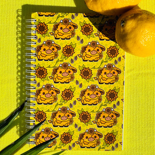 Sunflower Cow notebook  ✨