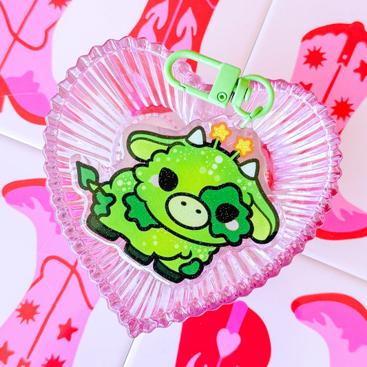 Alien Cow ✨ Mini Moo keychain