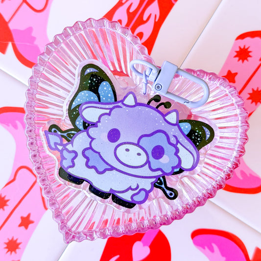 Butterfly Cow ✨ Mini Moo keychain