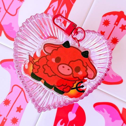 Unholy Cow ✨ Mini Moo keychain