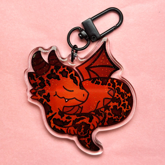 Lava Dragon ✨ Dreamy Dragons keychain