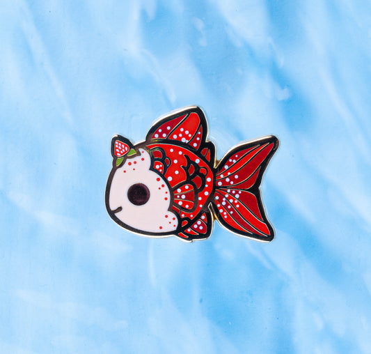Strawberry Fish 🍓 Enamel Pin