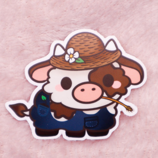Farmer Cow 🥕 Sticker